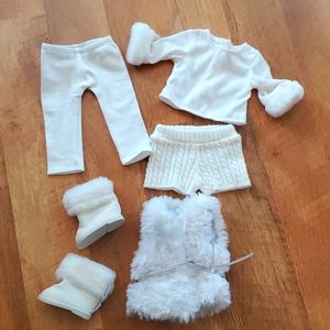 American Girl‎ 7 piece Winter White Outfit